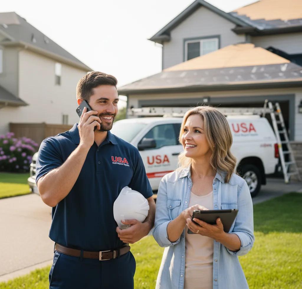 USA Roof Repair Experts customer support in Bee Branch